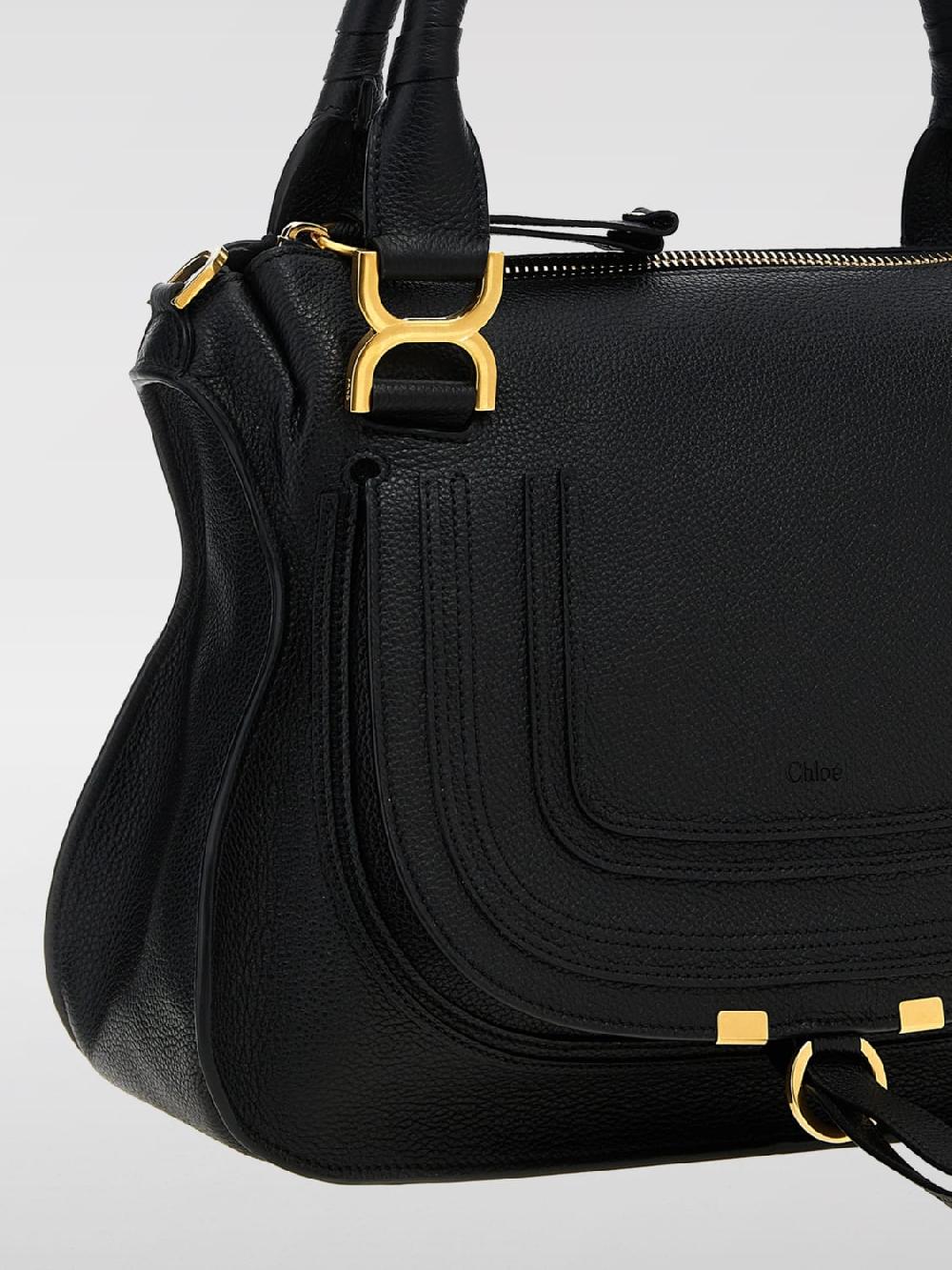 Giglio Borsa Marcie Chloè In Pelle A Grana
