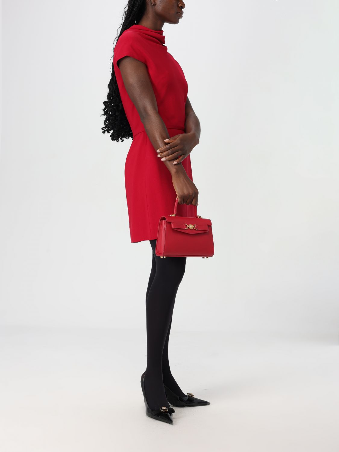 Giglio Borsa Medusa '95 Versace In Pelle