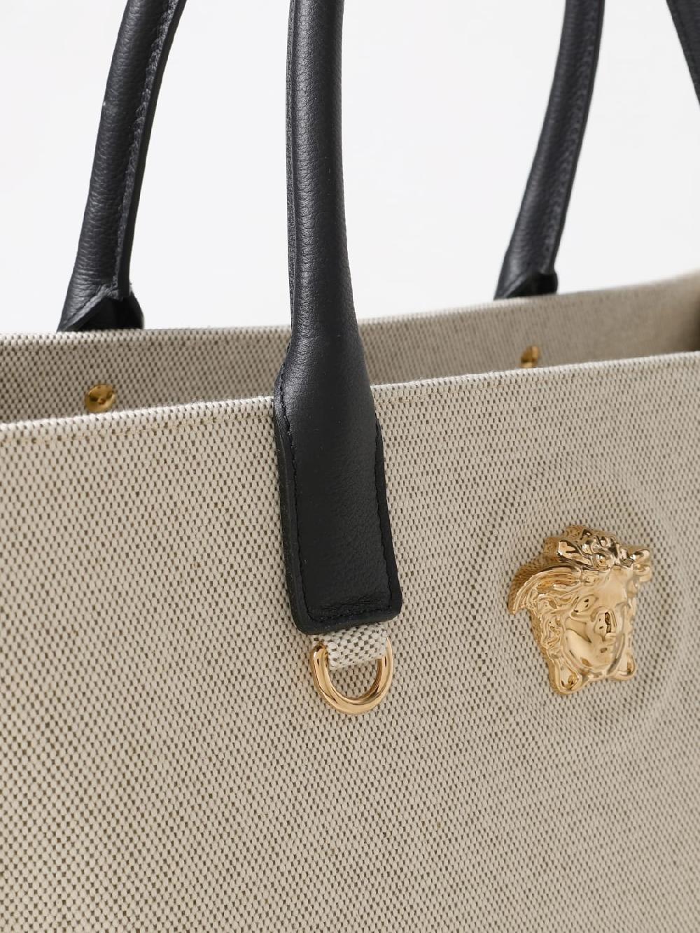 Giglio Borsa Medusa Versace In Canvas