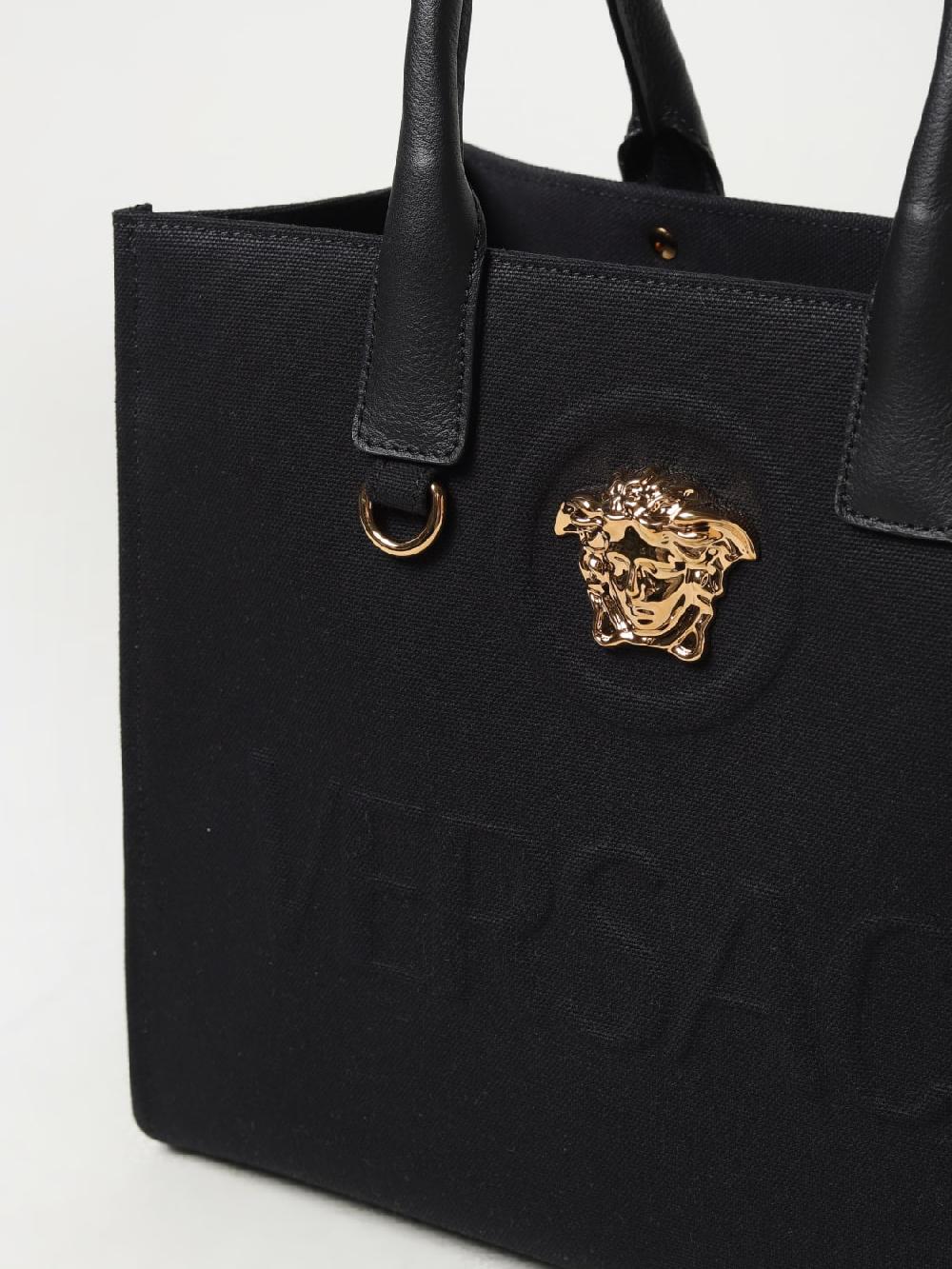 Giglio Borsa Medusa Versace In Canvas