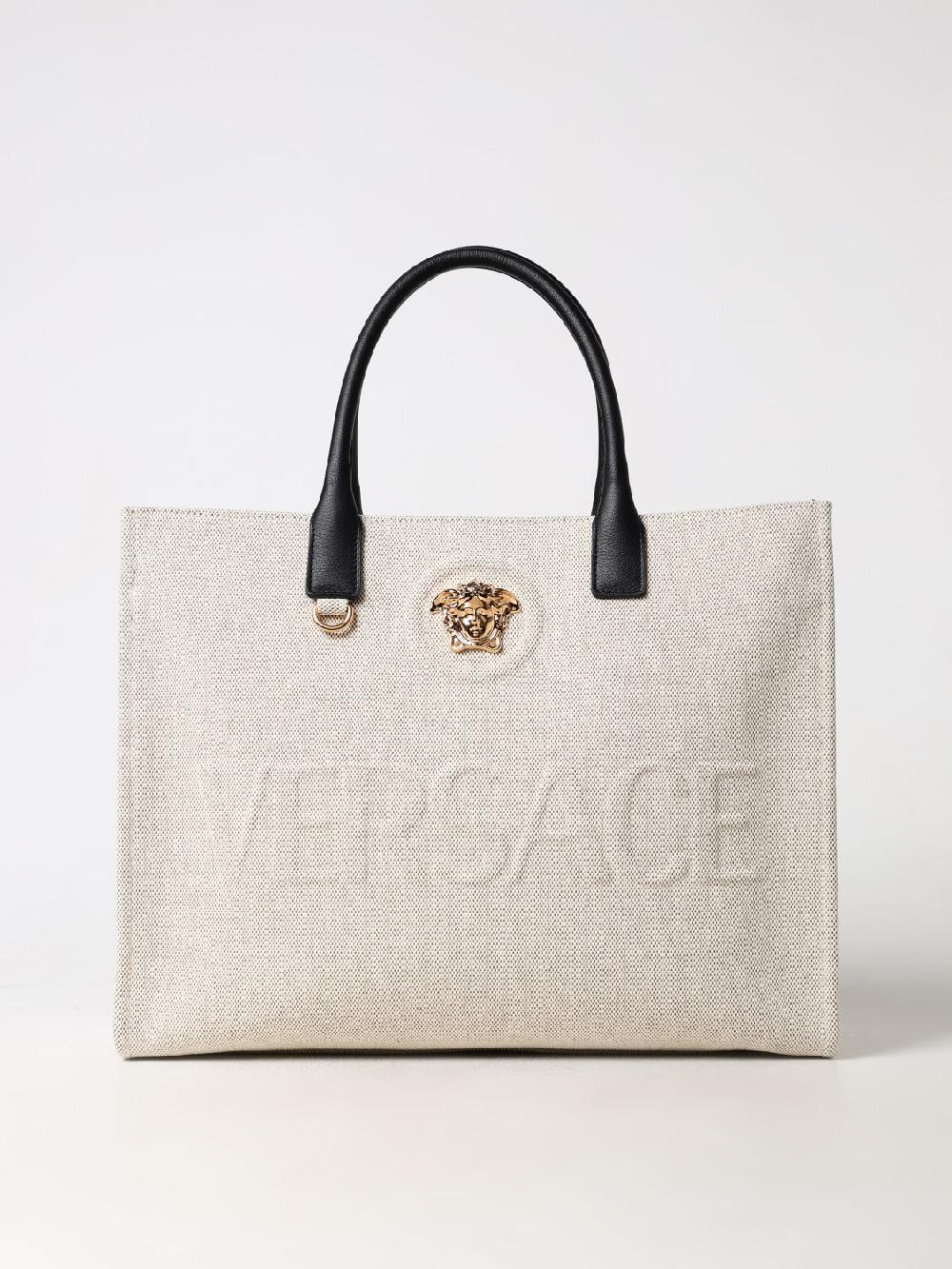 Giglio Borsa Medusa Versace in canvas