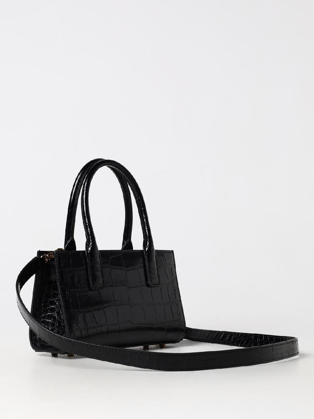 Giglio Borsa Medusa Versace In Pelle Stampa Cocco