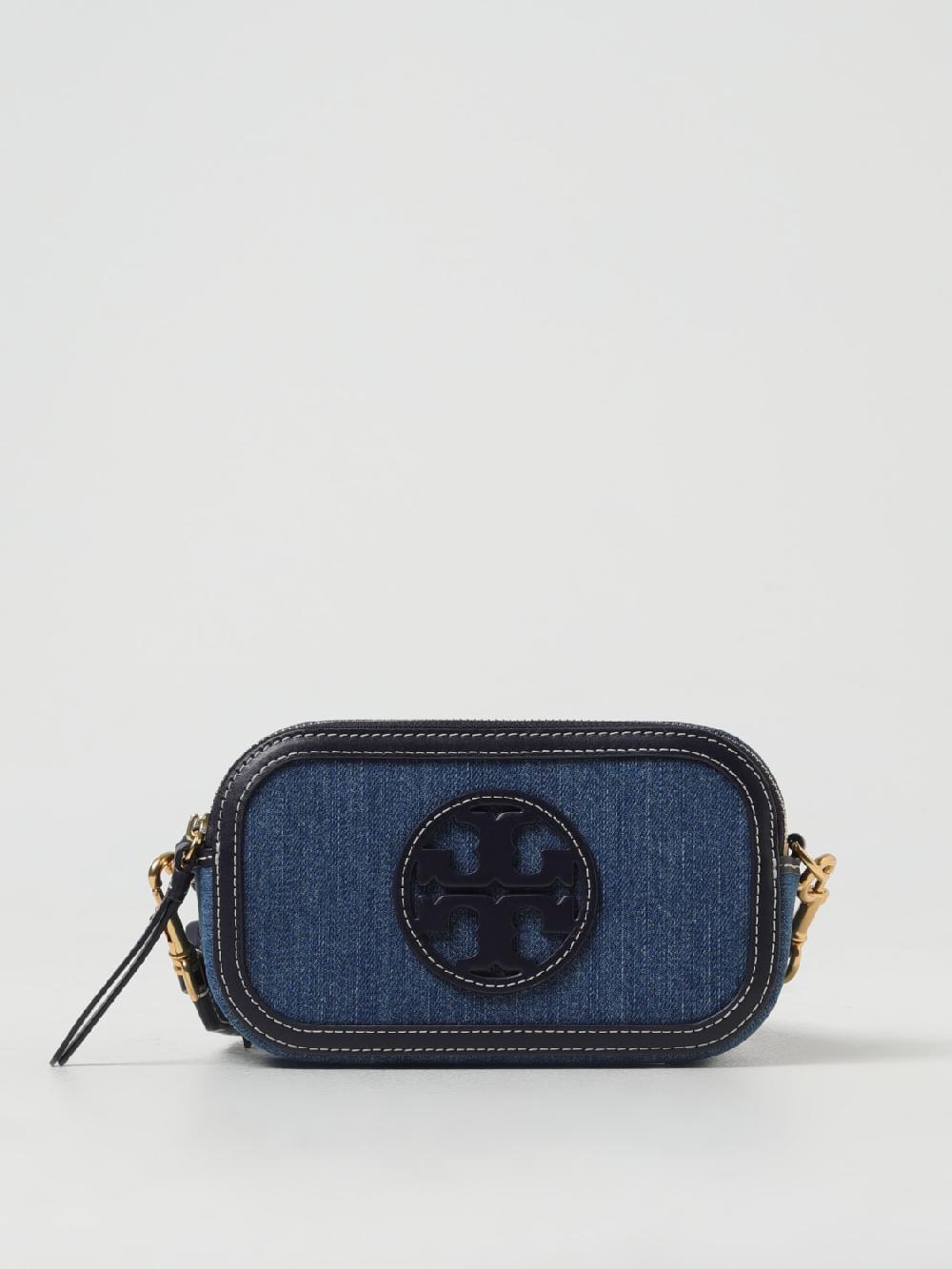 Giglio Borsa Milles Tory Burch in denim e pelle
