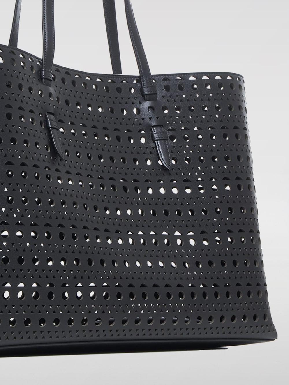 Giglio Borsa Mina AlaÏa In Pelle Traforata