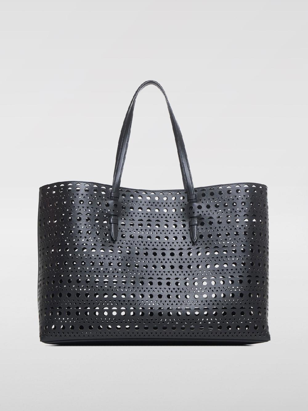 Giglio Borsa Mina AlaÏa in pelle traforata