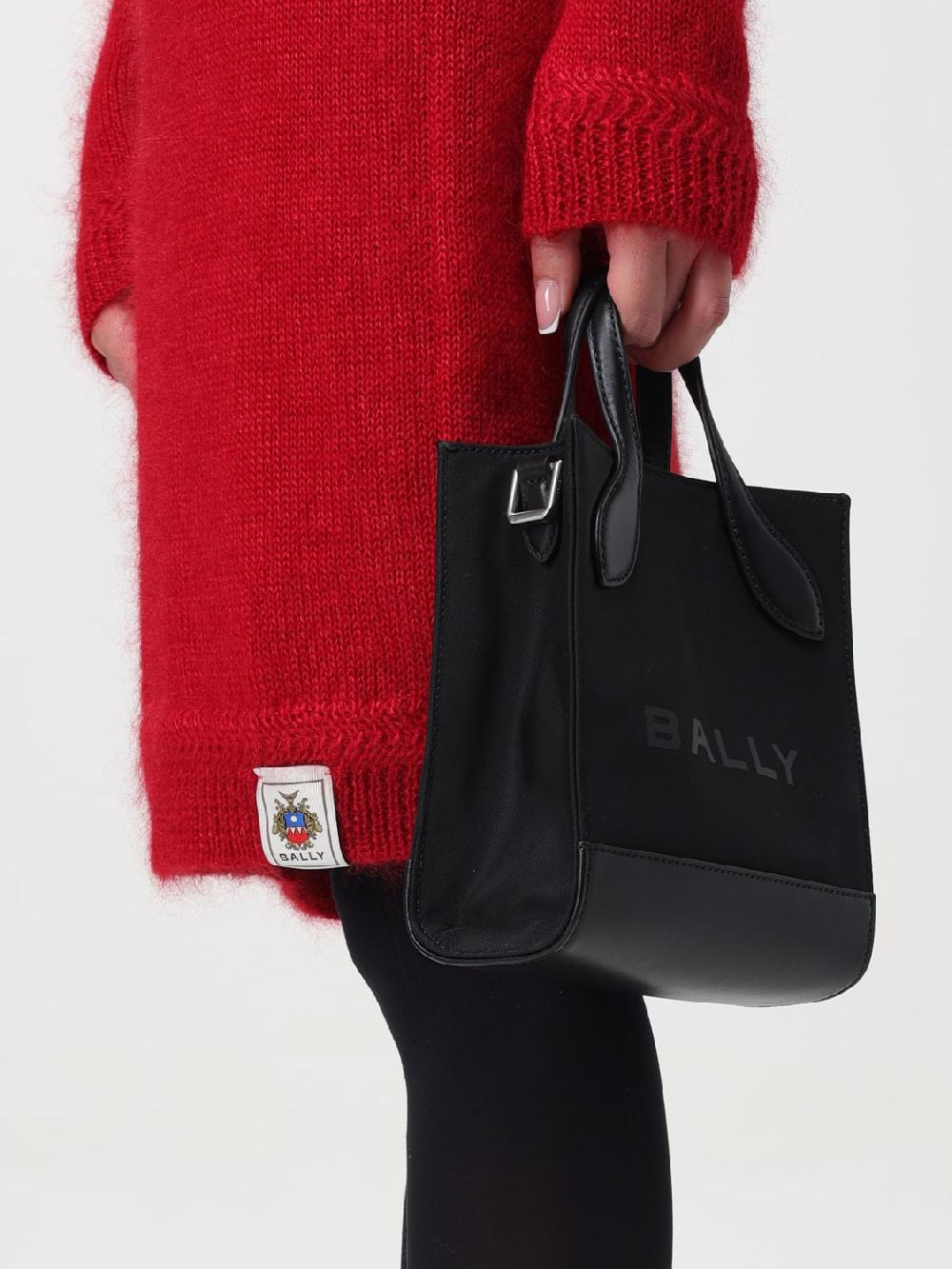 Giglio Borsa Mini Bar Bally In Nylon E Pelle