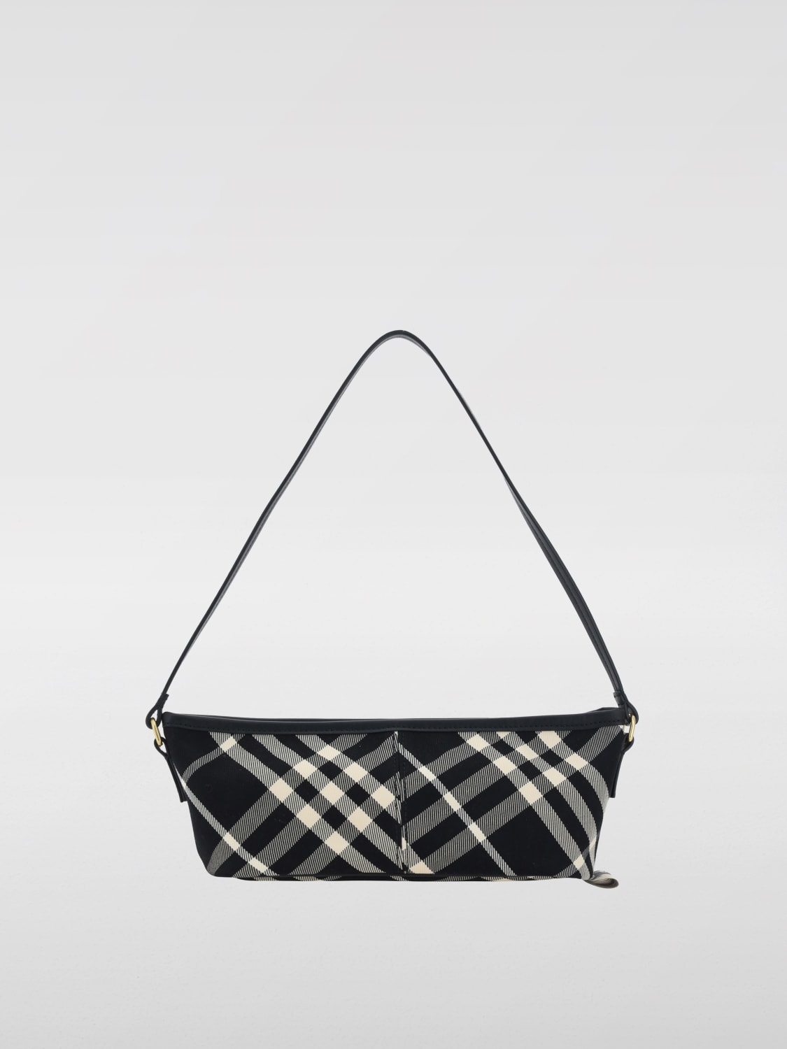Giglio Borsa mini Check Burberry in twill e pelle