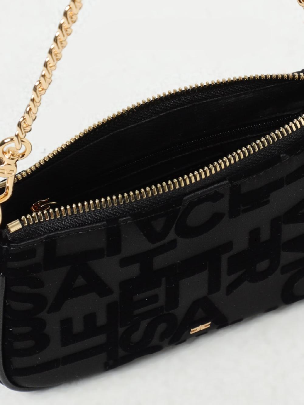 Giglio Borsa Mini Elisabetta Franchi In Tessuto
