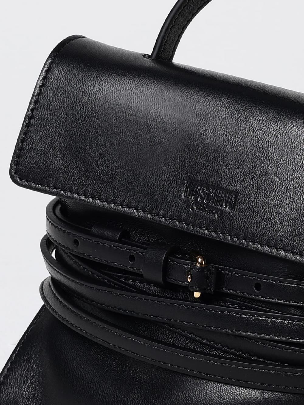 Giglio Borsa Moschino Couture In Pelle