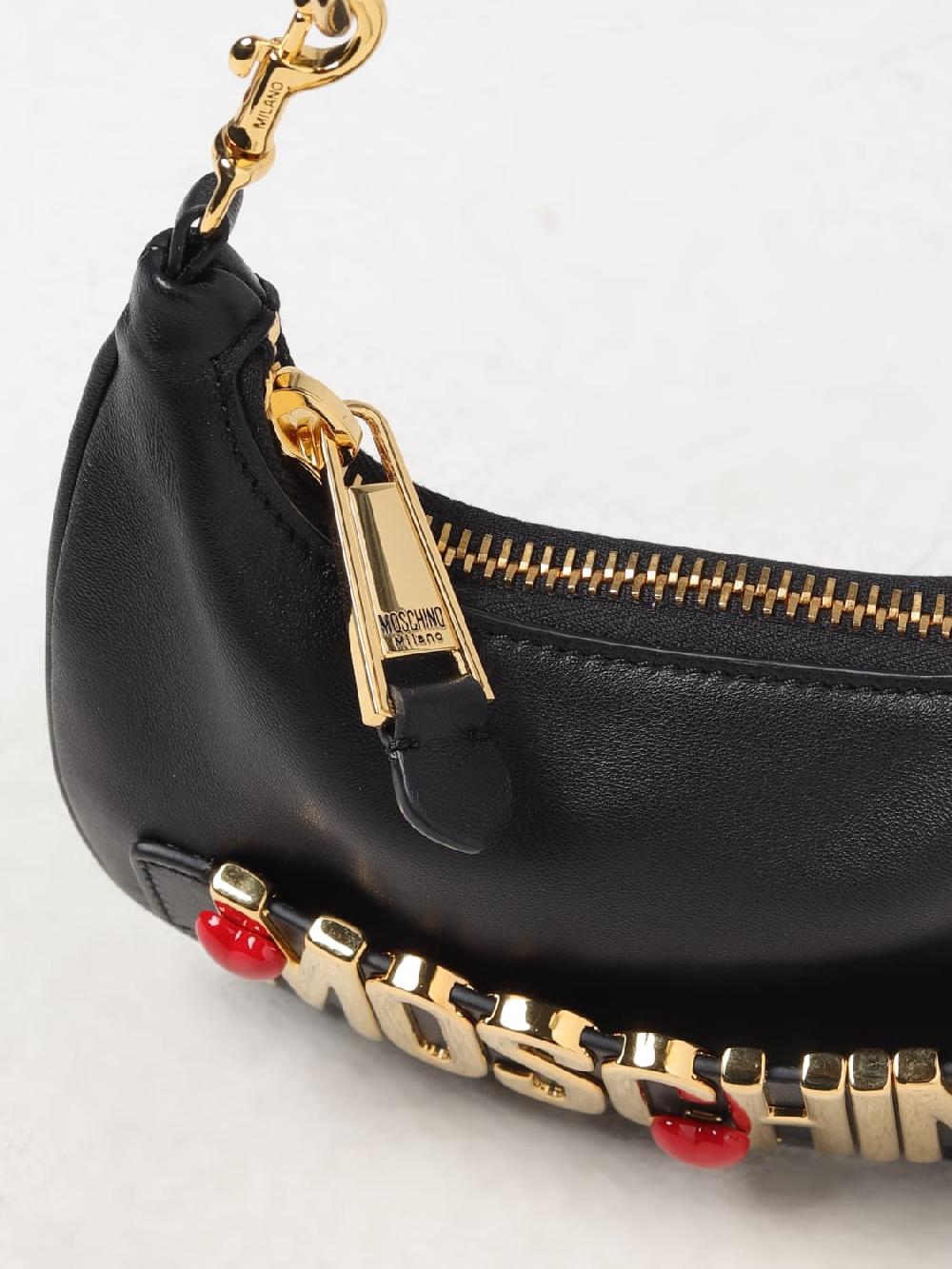 Giglio Borsa Moschino Couture In Pelle