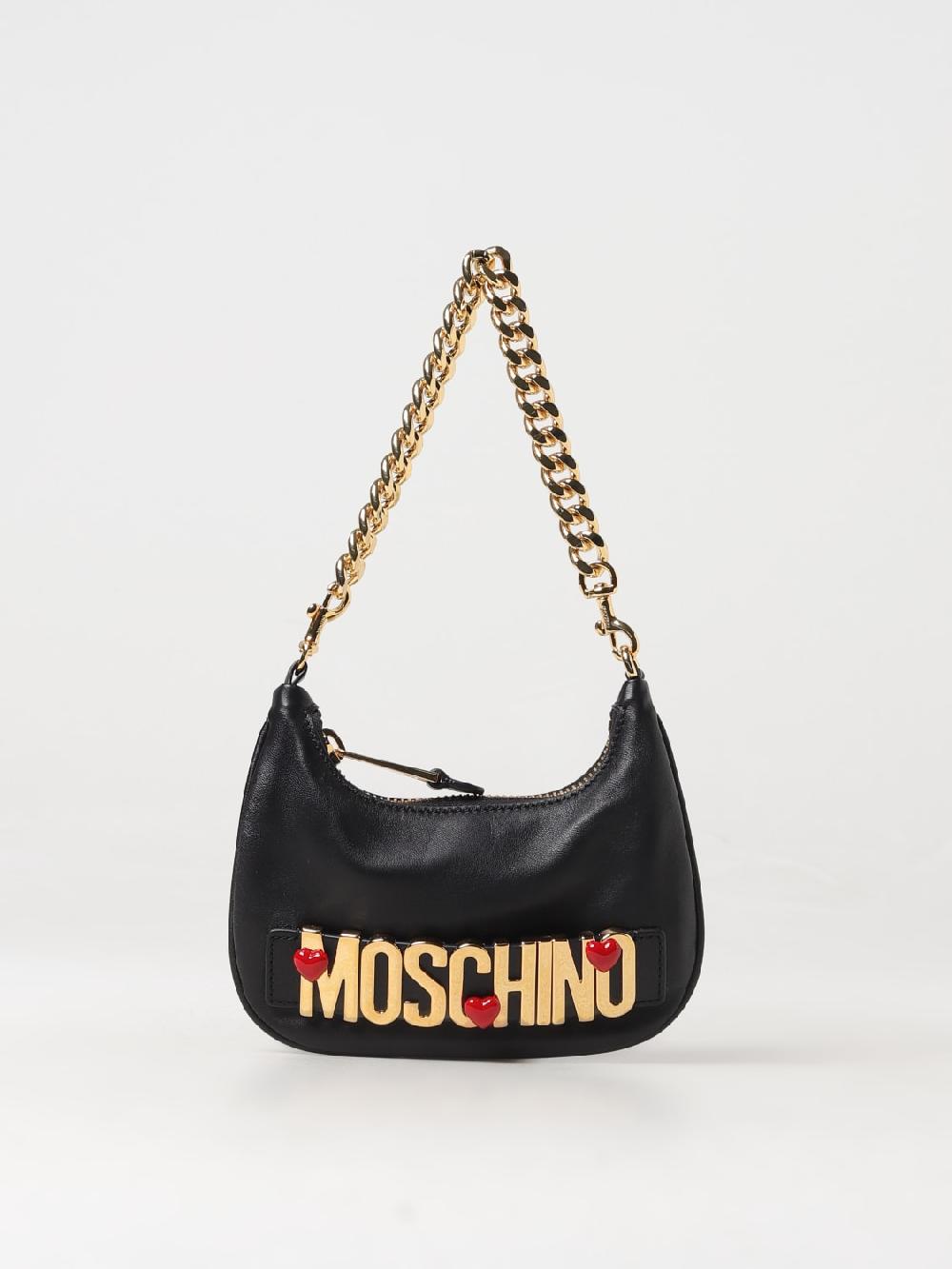 Giglio Borsa Moschino Couture in pelle