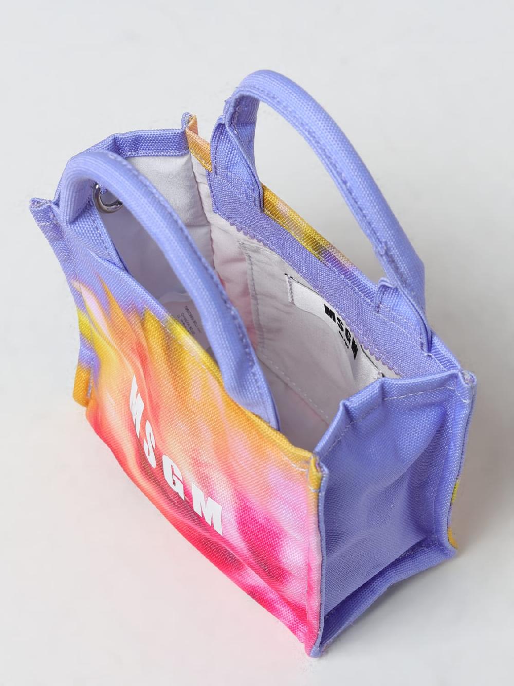 Giglio Borsa MSGM In Canvas Tie Dye