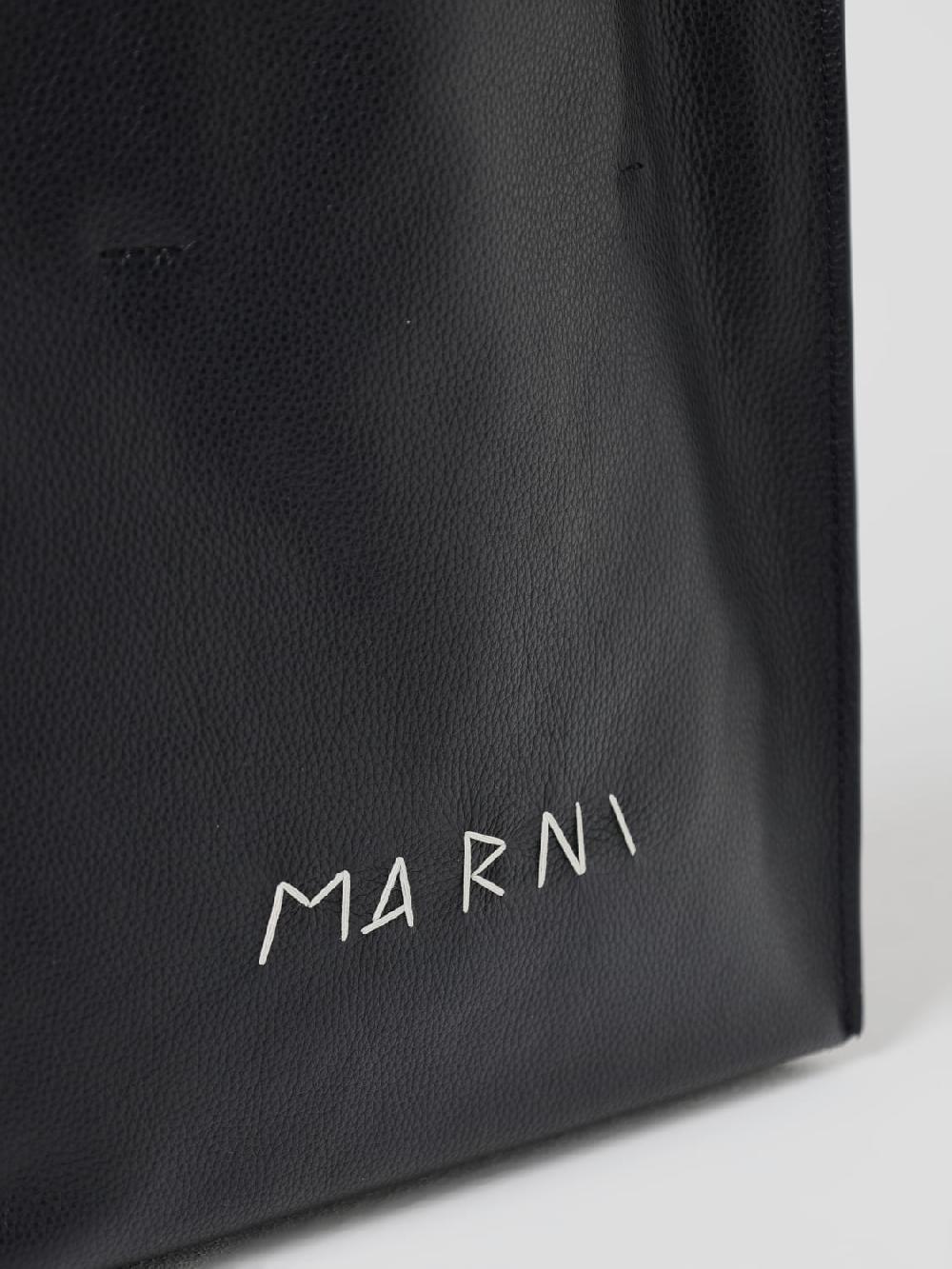 Giglio Borsa Museo Marni In Pelle A Grana