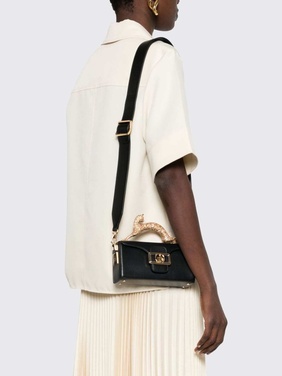 Giglio Borsa Nano Cat Pencil Lanvin In Pelle