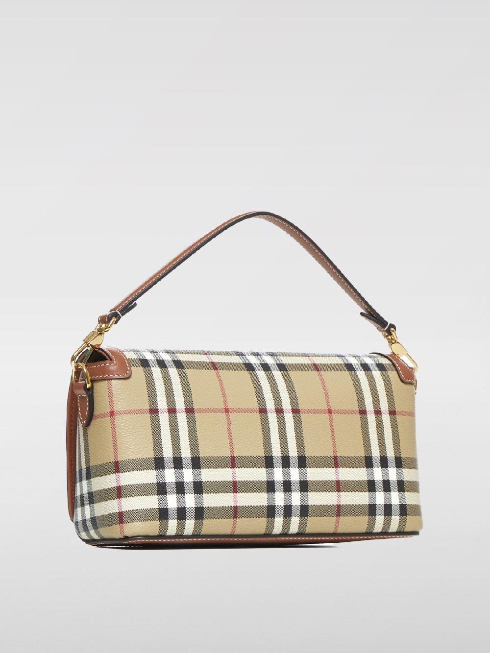 Giglio Borsa Note Burberry In Tela Rivestita Check