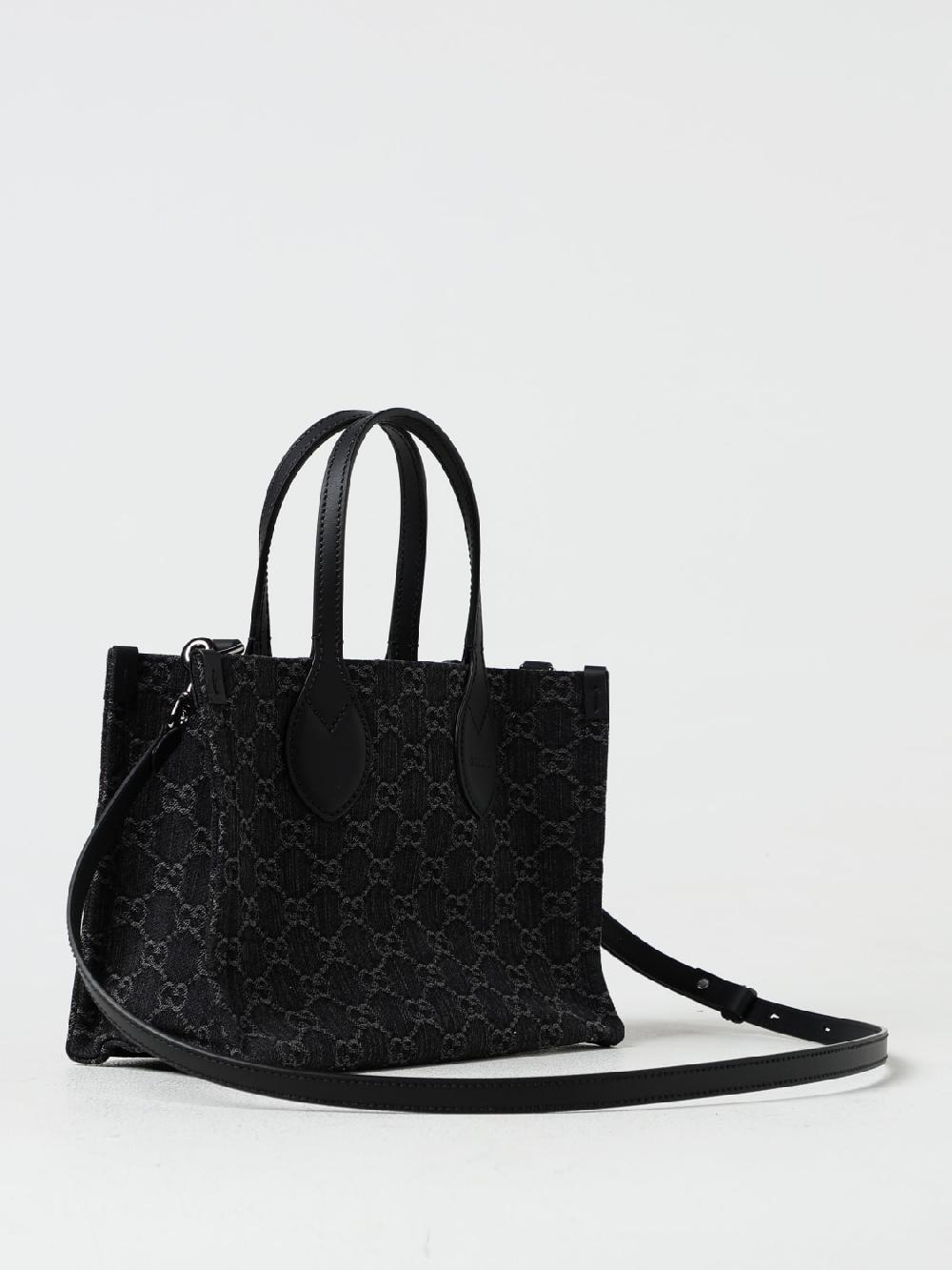 Giglio Borsa Ophidia Gucci In Denim Jacquard