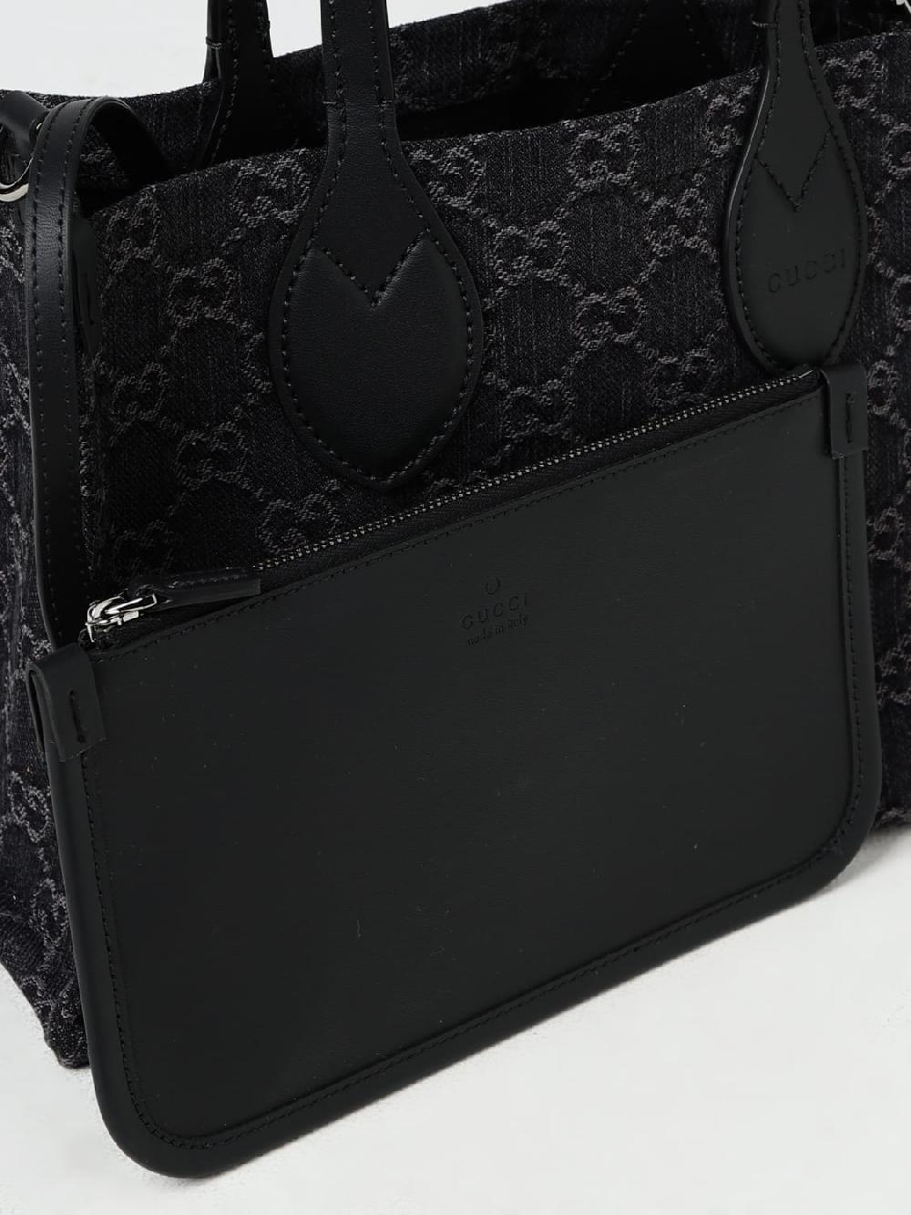 Giglio Borsa Ophidia Gucci In Denim Jacquard