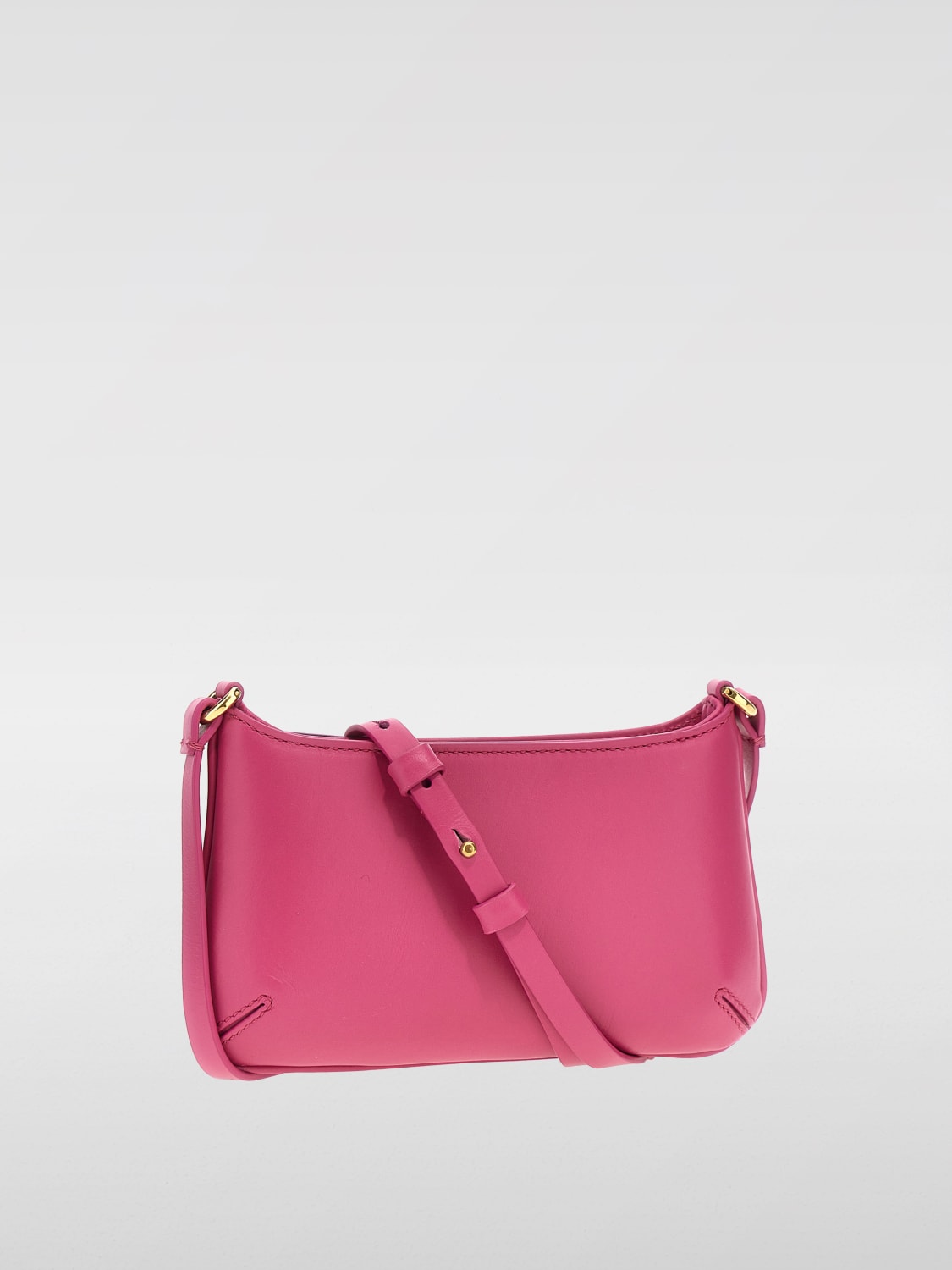 Giglio Borsa Palm Angels In Pelle Con Logo