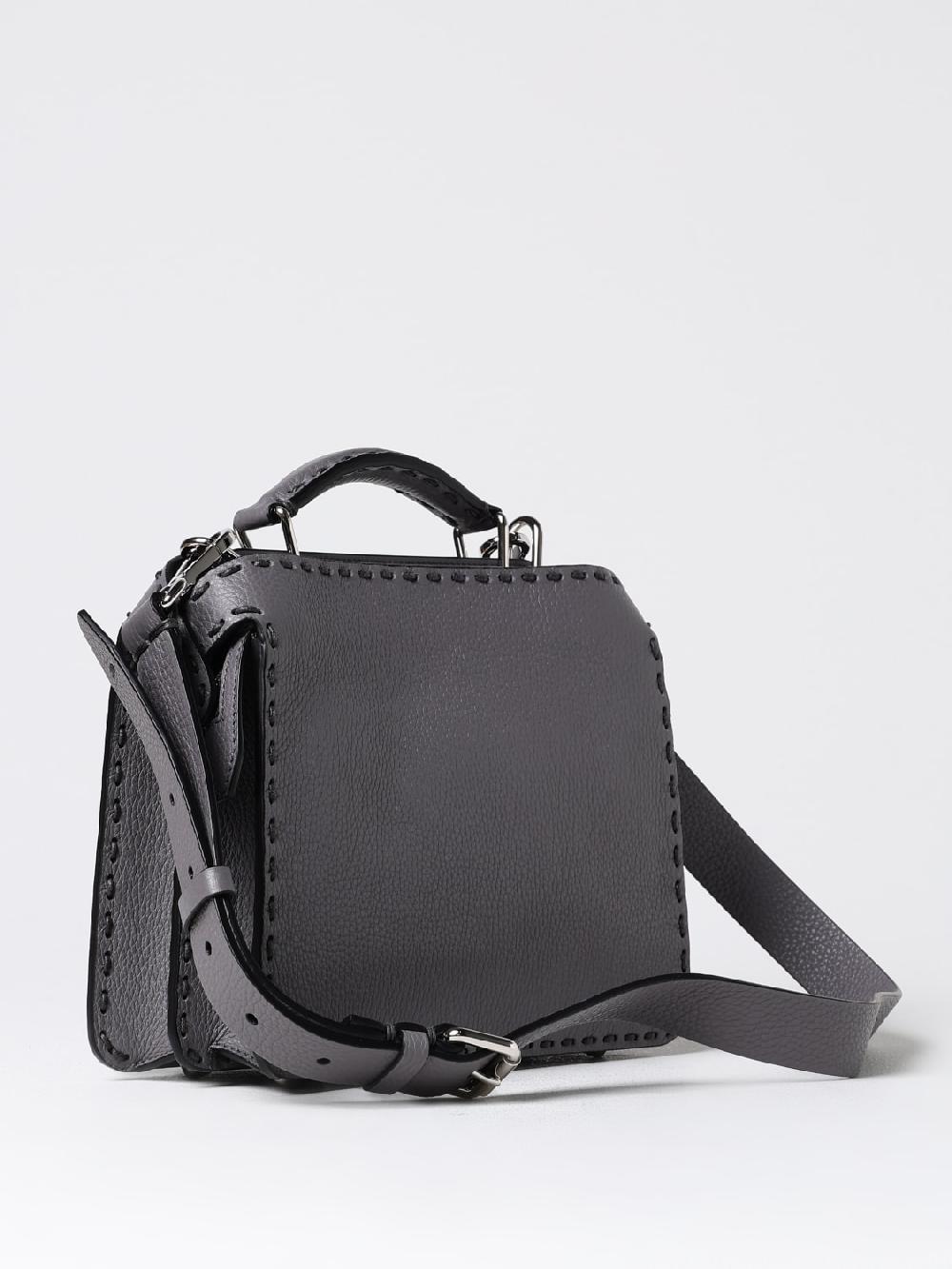 Giglio Borsa Peekaboo Fendi In Pelle A Grana