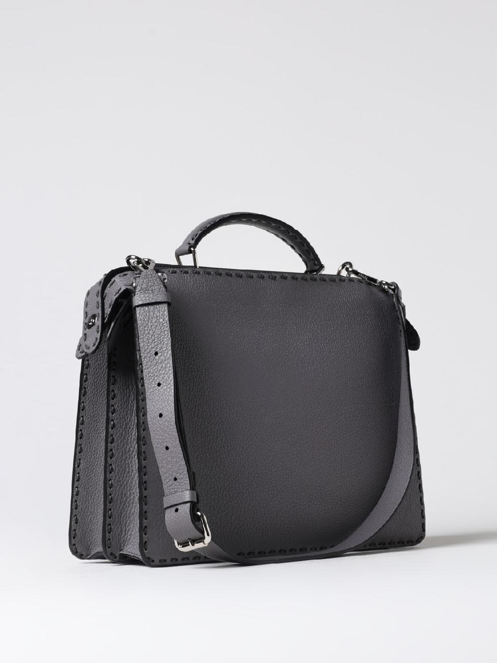 Giglio Borsa Peekaboo Fendi In Pelle A Grana