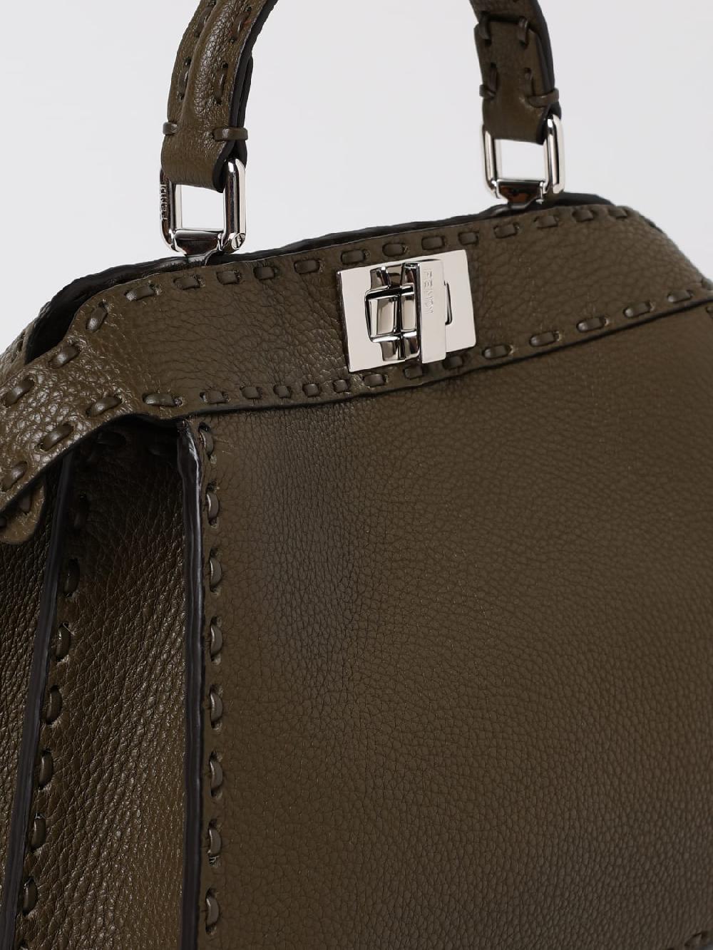 Giglio Borsa Peekaboo ISeeU Fendi In Pelle A Grana
