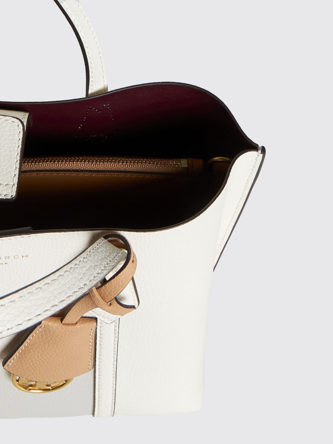 Giglio Borsa Perry Tory Burch In Pelle A Grana