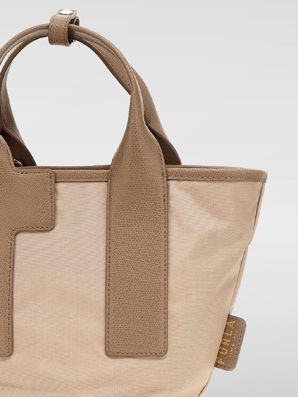 Giglio Borsa Piuma Furla In Nylon E Pelle S Grana