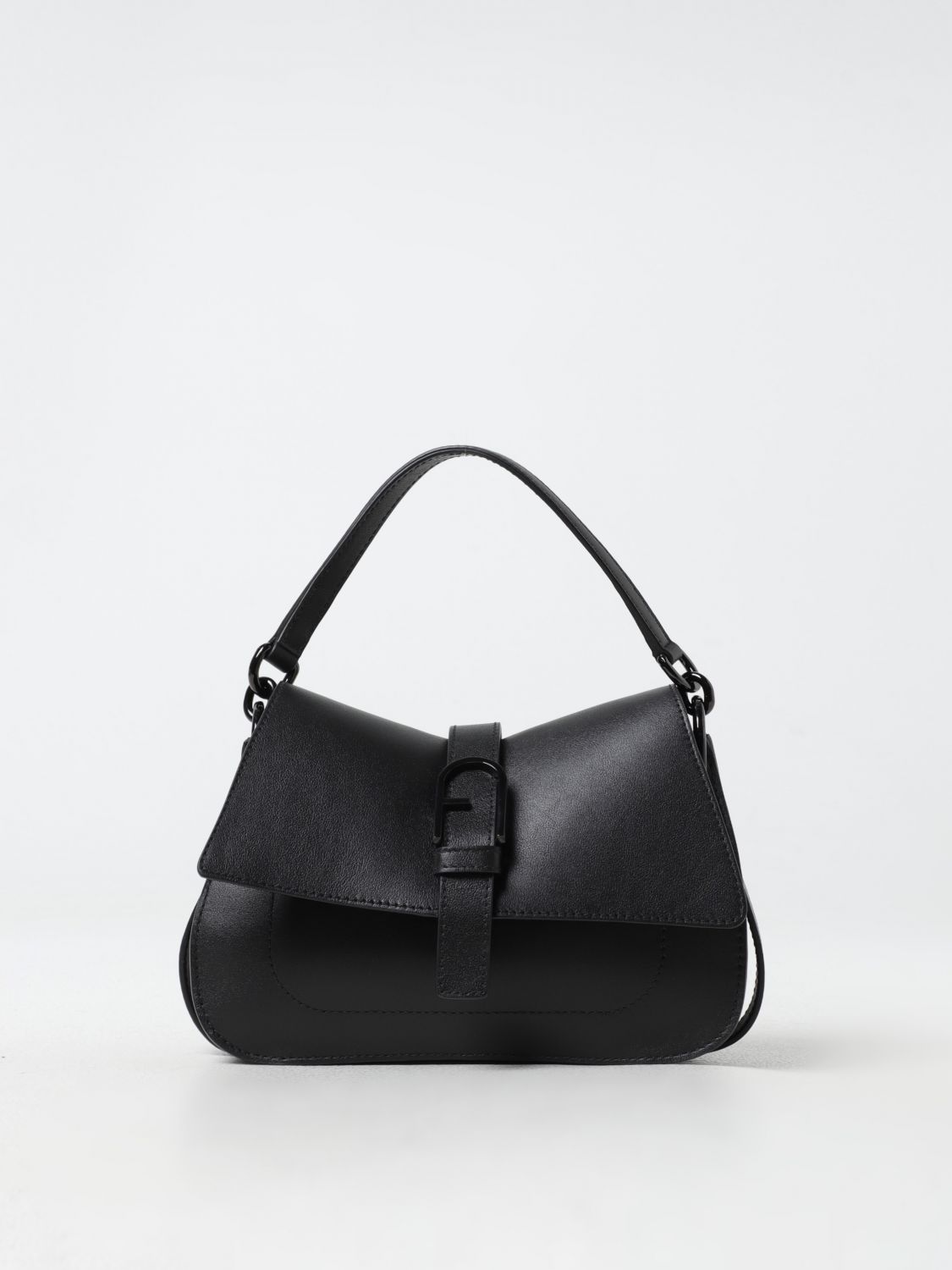 Giglio Borsa Piuma Furla in nylon e pelle s grana