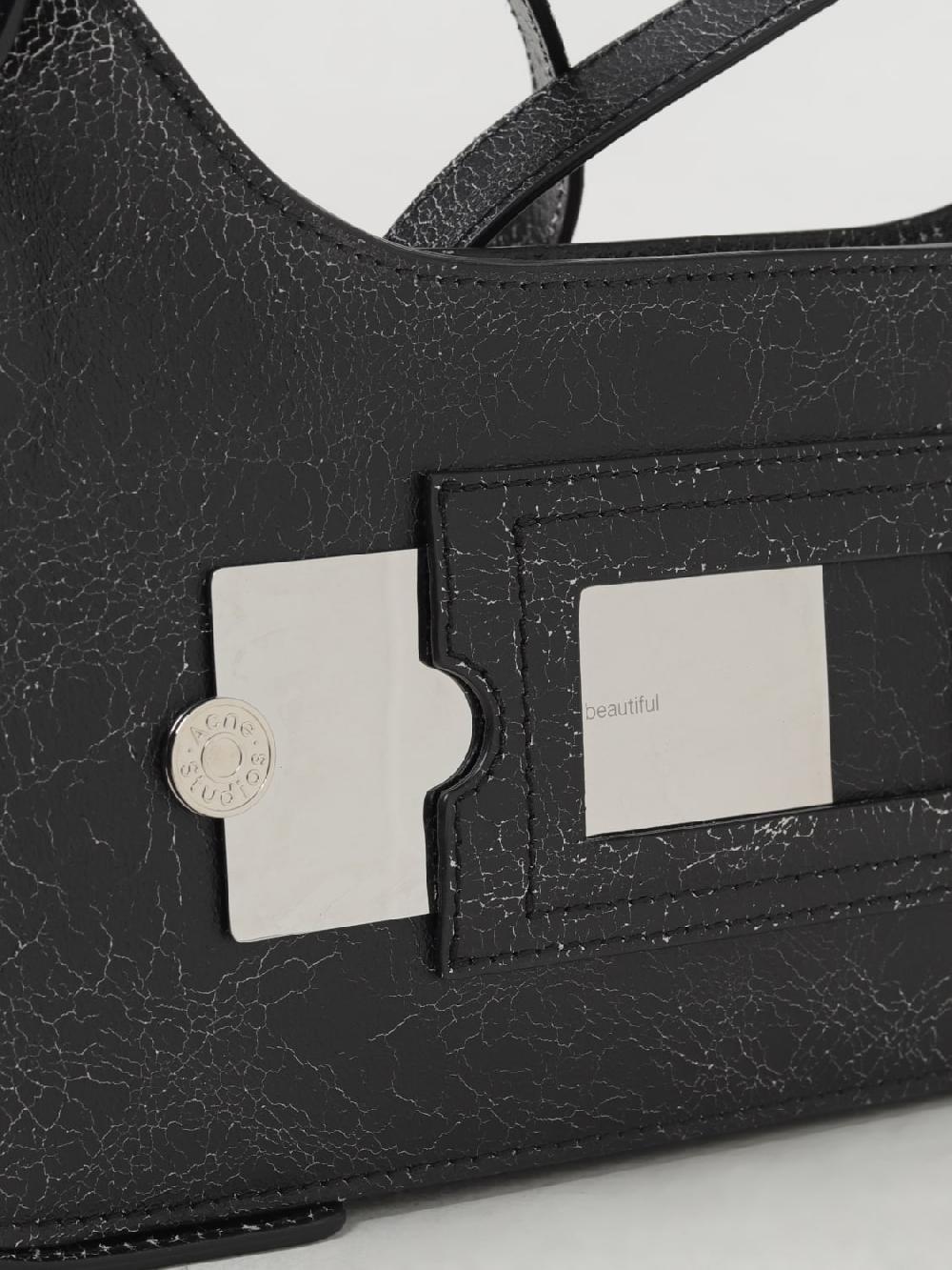 Giglio Borsa Platt Acne Studios In Pelle Cracklè