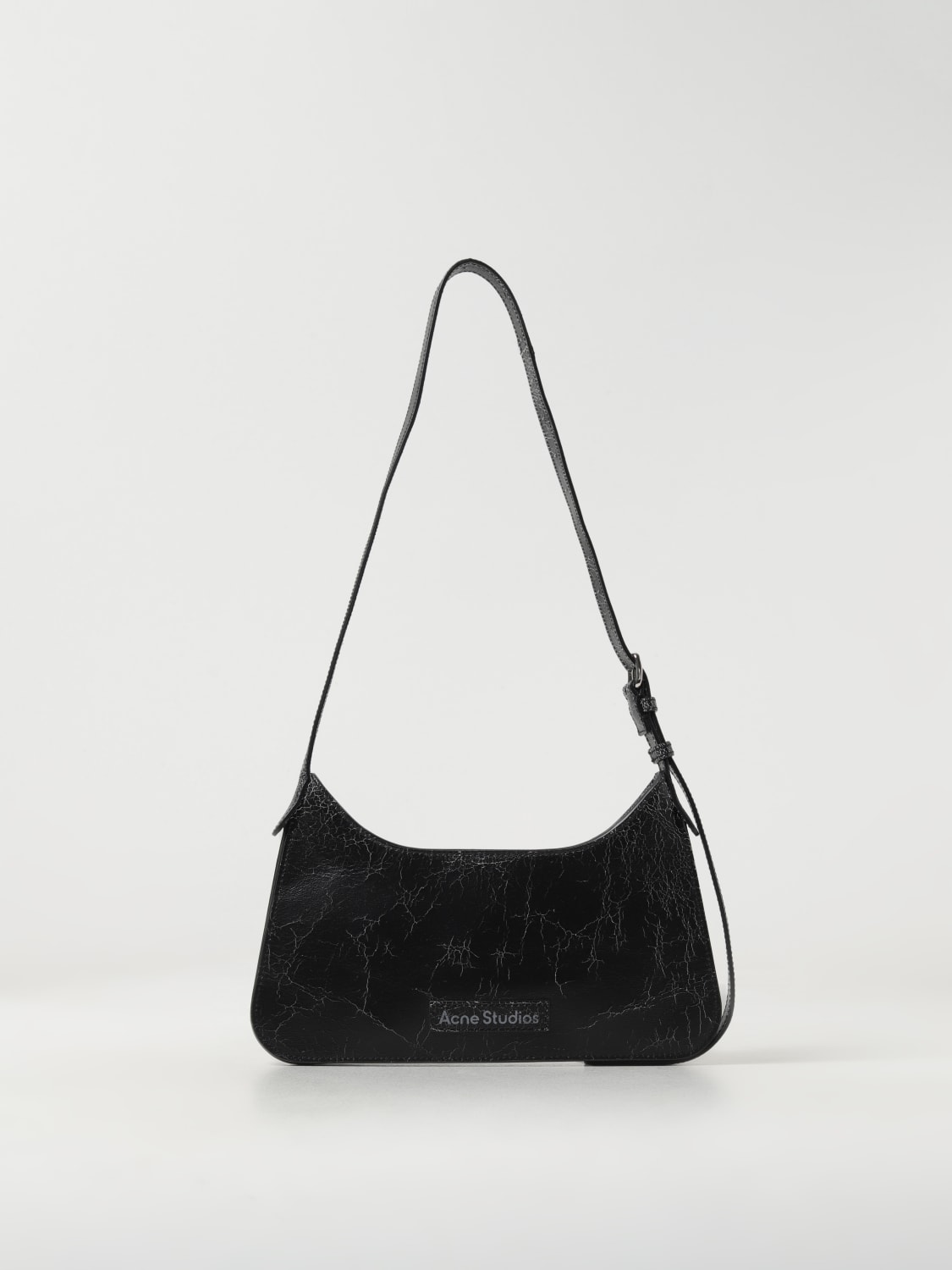 Giglio Borsa Platt Acne Studios in pelle cracklè