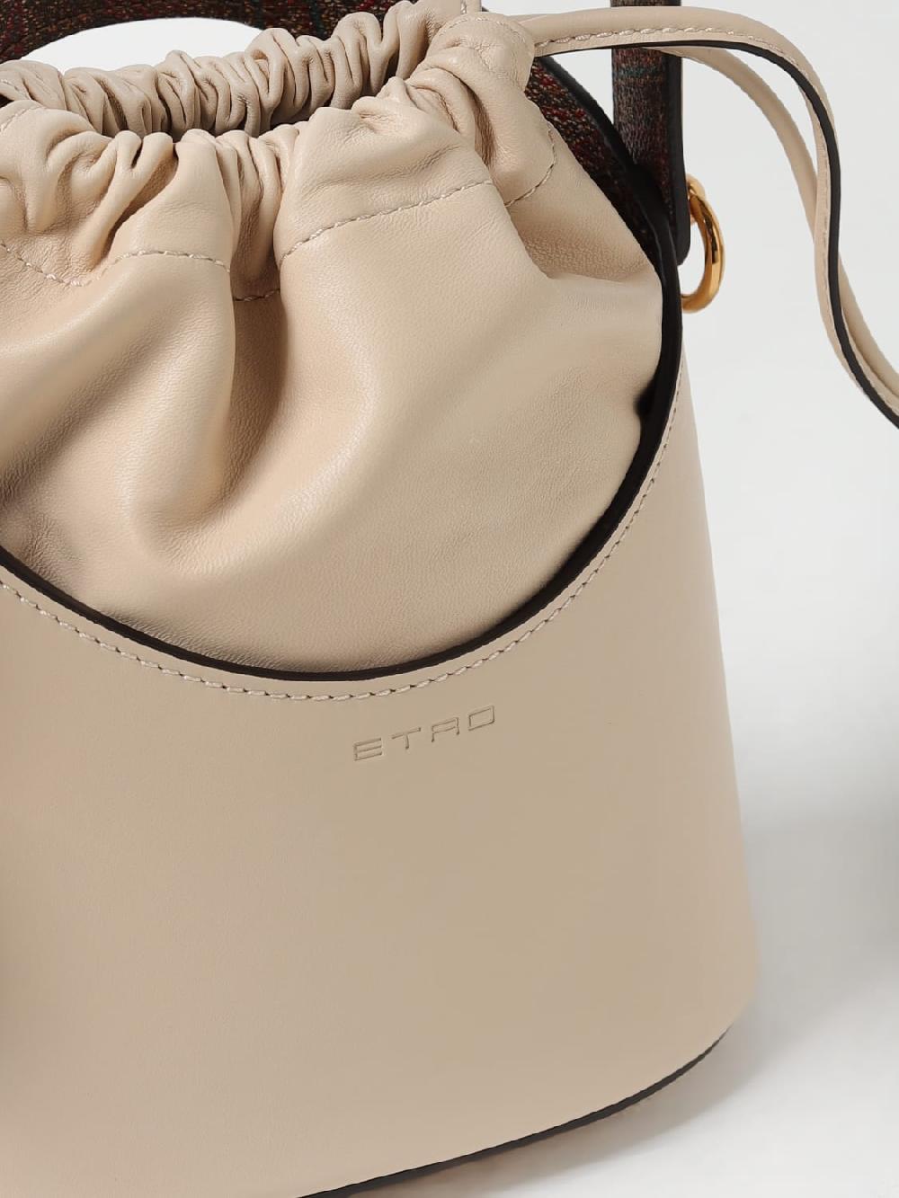 Giglio Borsa Saturno Etro In Pelle Con Tracolla