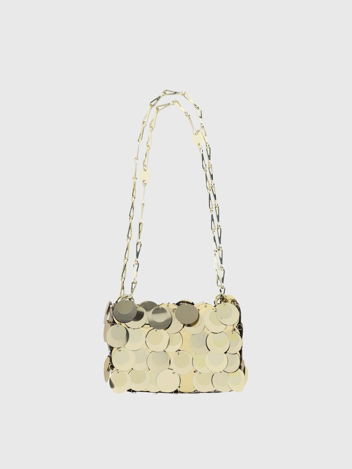 Giglio Borsa Sparkle Mini Rabanne in paillettes