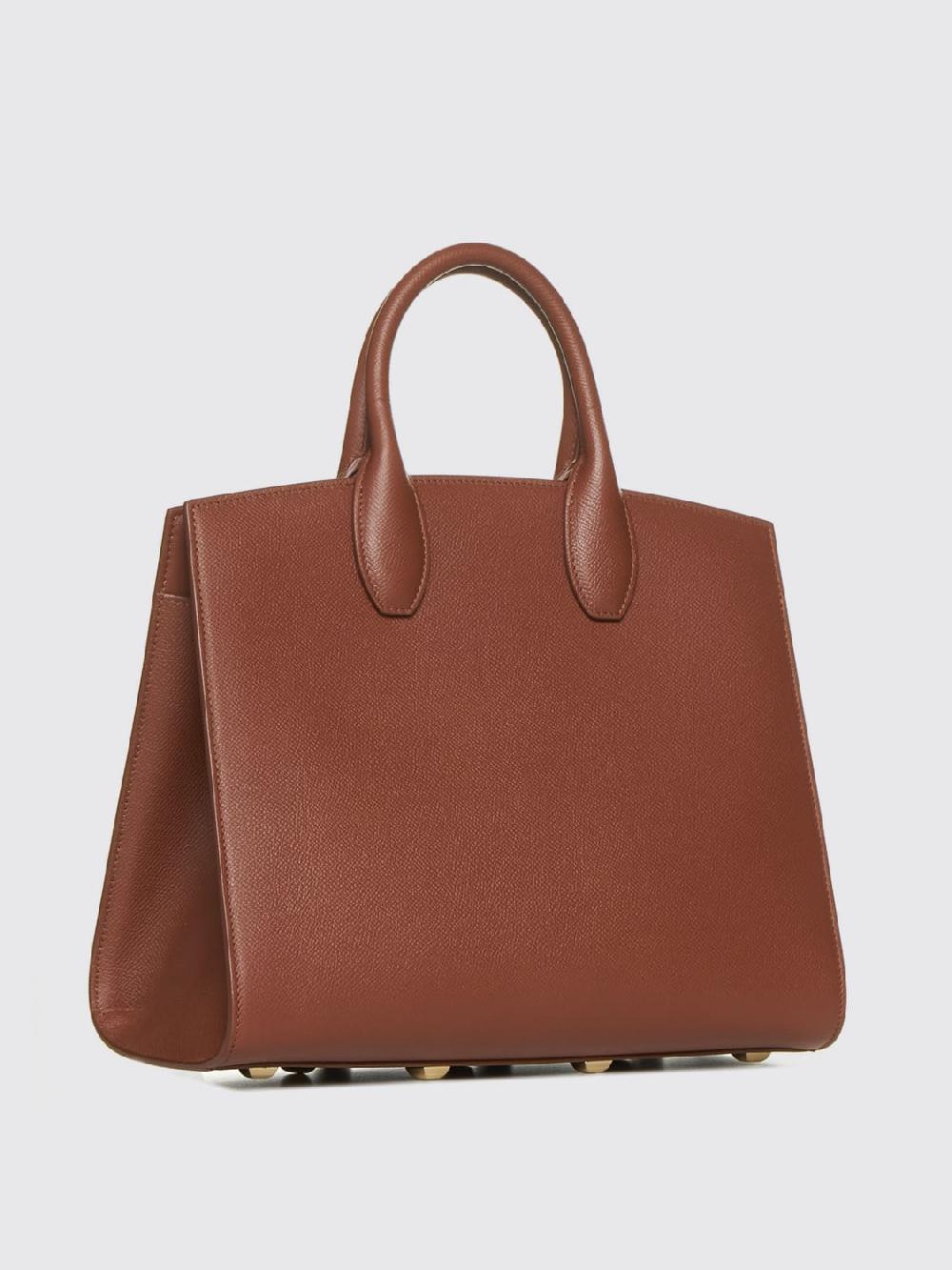 Giglio Borsa Studio Box Ferragamo In Pelle A Grana