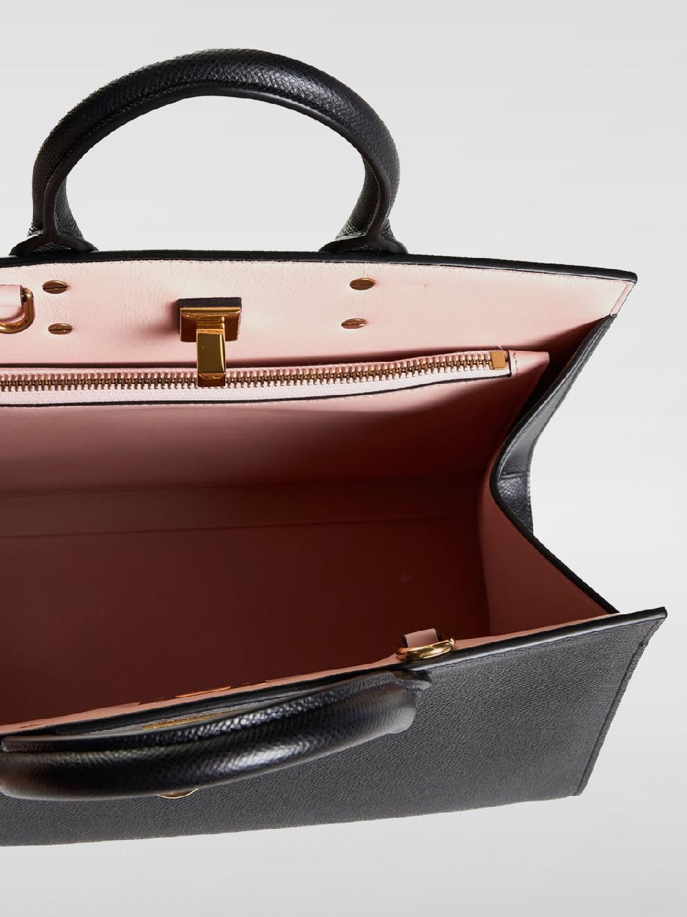 Giglio Borsa Studio Ferragamo In Pelle A Grana