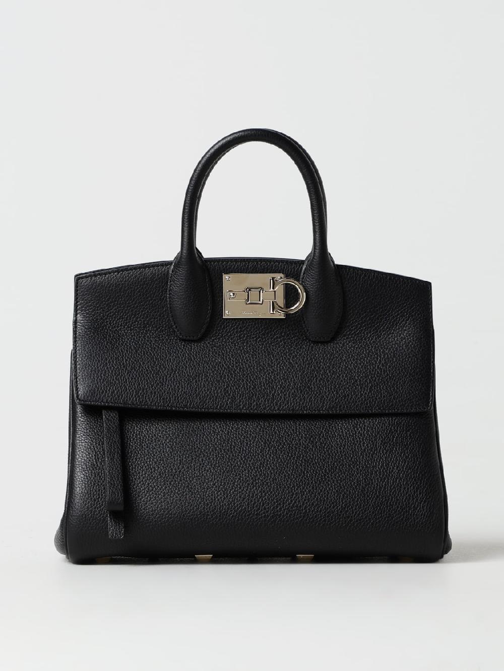 Giglio Borsa Studio Ferragamo in pelle a grana