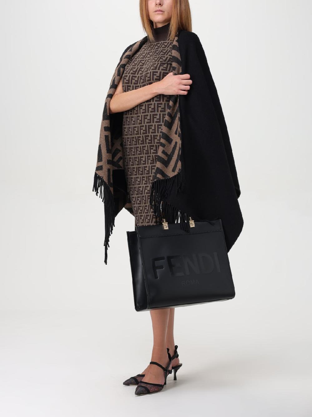 Giglio Borsa Sunshine Fendi In Pelle