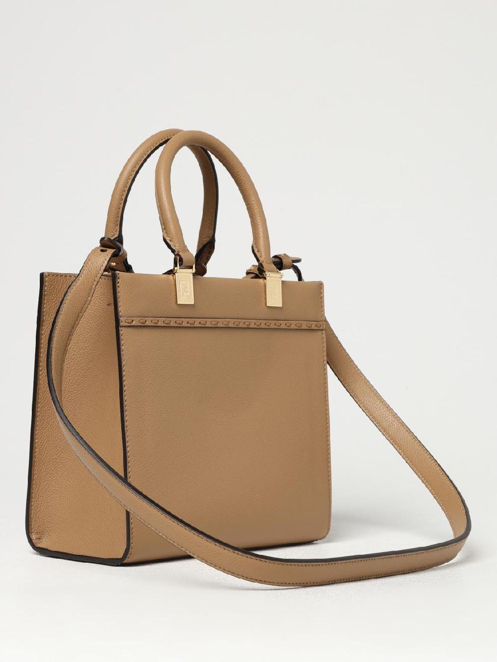 Giglio Borsa Sunshine Fendi In Pelle A Grana