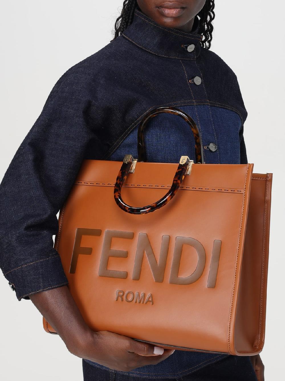 Giglio Borsa Sunshine Fendi In Pelle