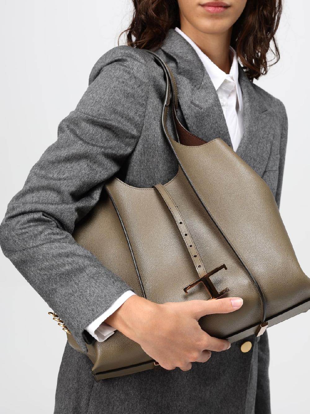 Giglio Borsa T Timeless Tod's In Pelle A Grana