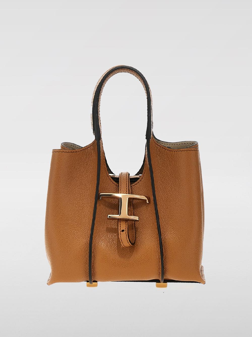 Giglio Borsa T Timeless Tod's in pelle a grana