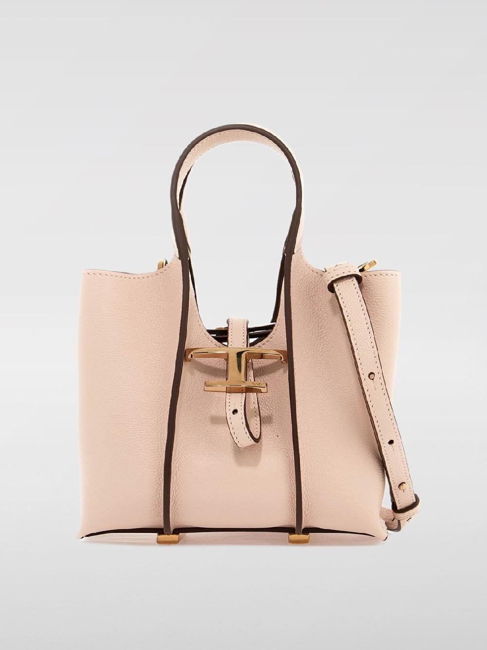 Giglio Borsa T Timeless Tod's in pelle a grana