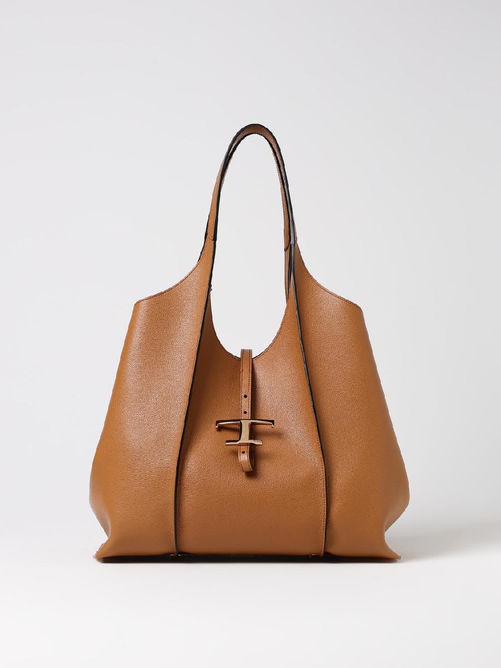 Giglio Borsa T Timeless Tod's in pelle a grana