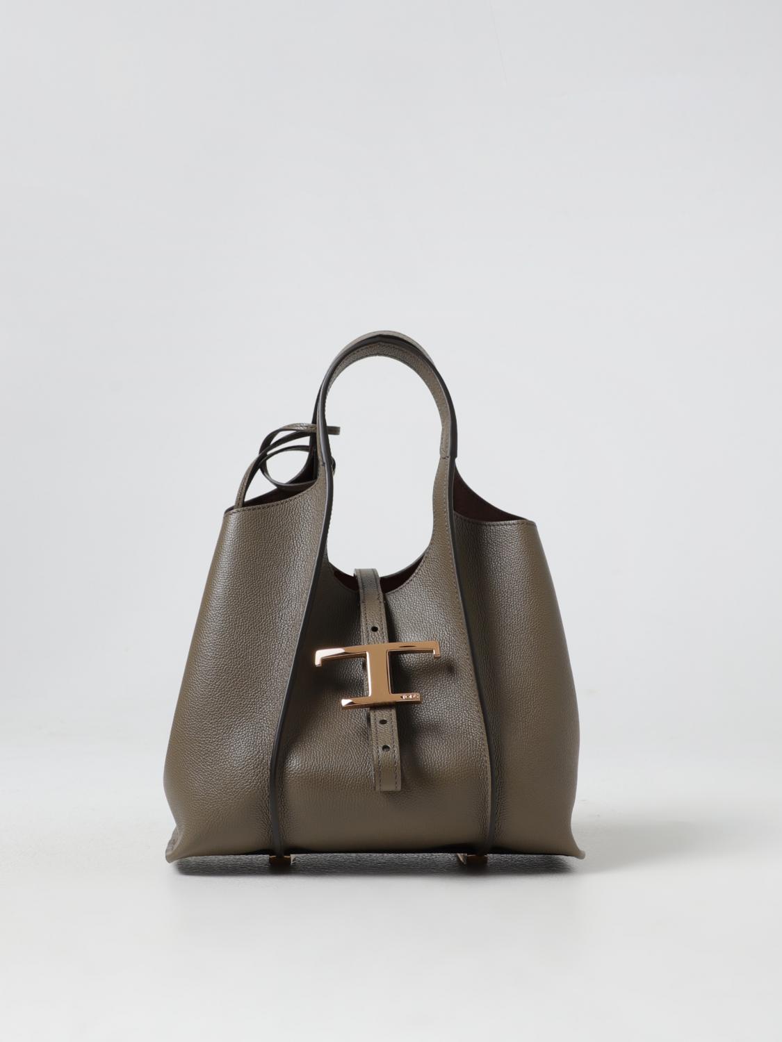 Giglio Borsa T Timeless Tod's in pelle a grana