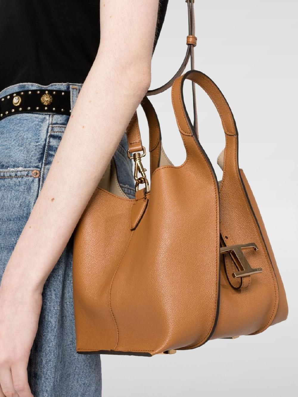 Giglio Borsa T Timeless Tod's In Pelle A Grana