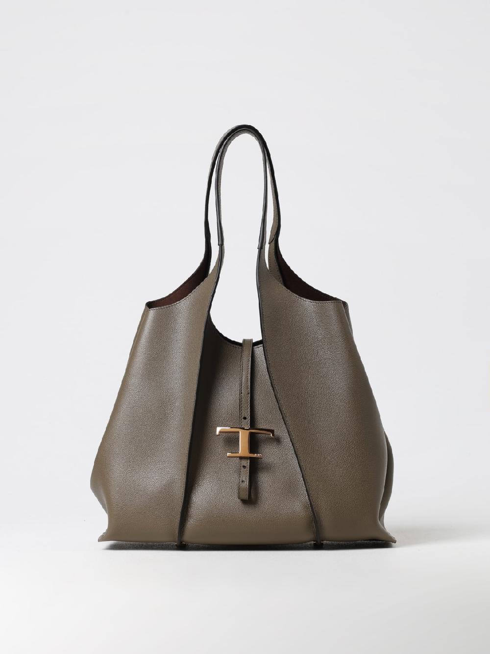 Giglio Borsa T Timeless Tod's in pelle a grana