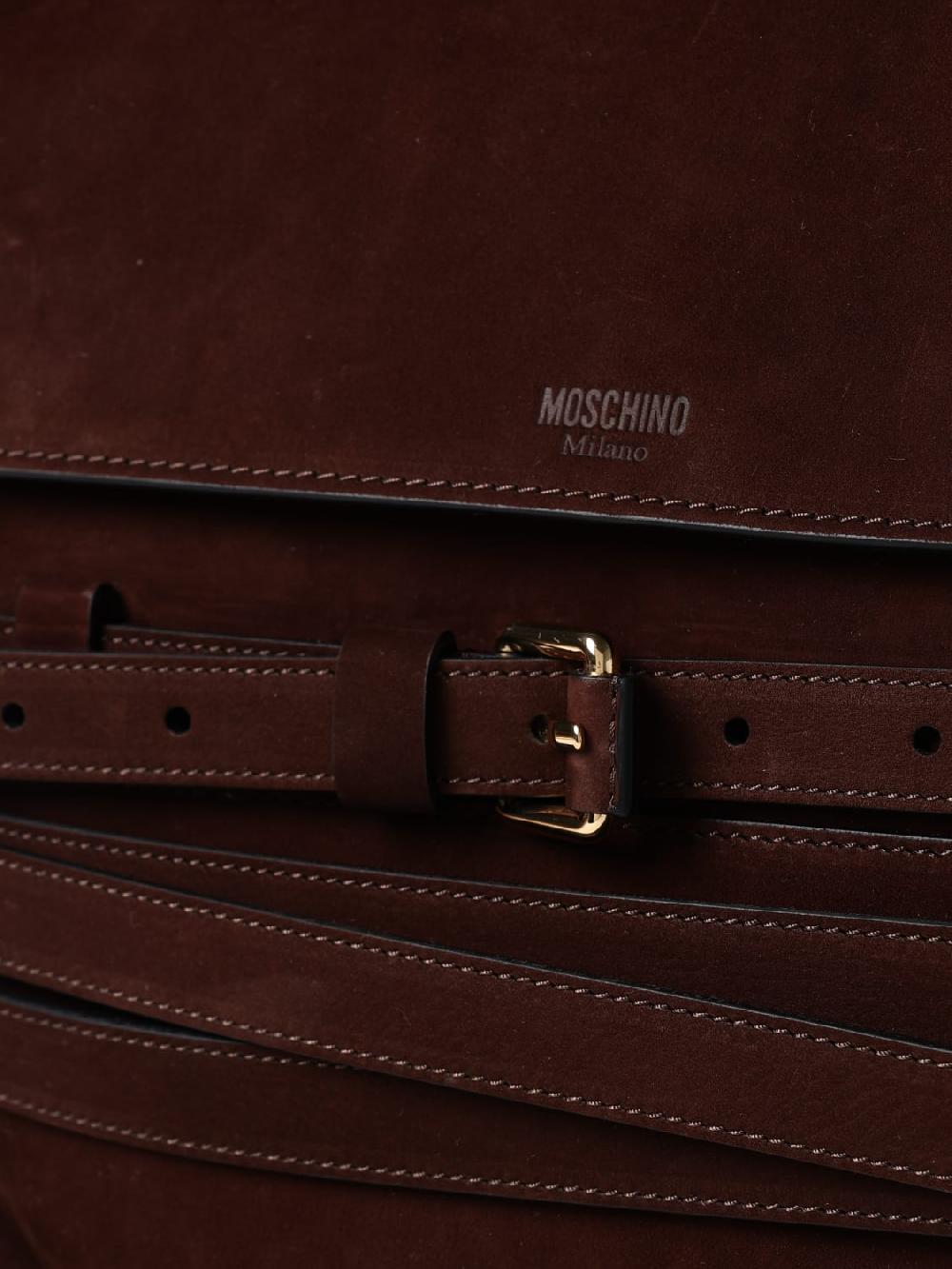 Giglio Borsa Tie Me Moschino Couture In Camoscio