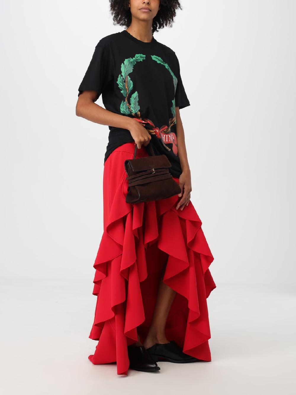 Giglio Borsa Tie Me Moschino Couture In Nabuk