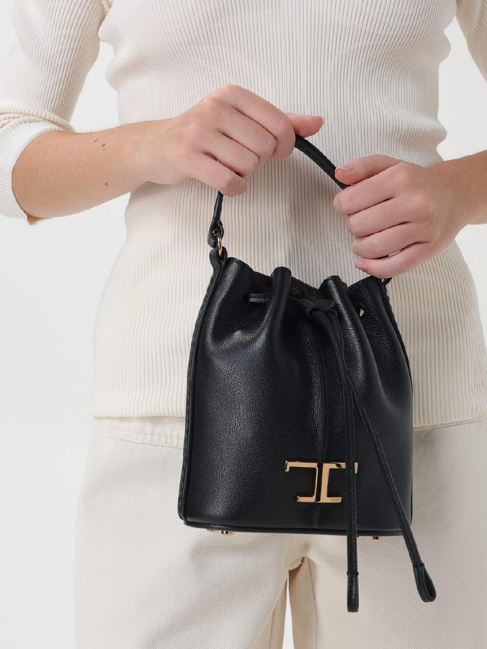 Giglio Borsa Timeless Tod's In Pelle A Grana
