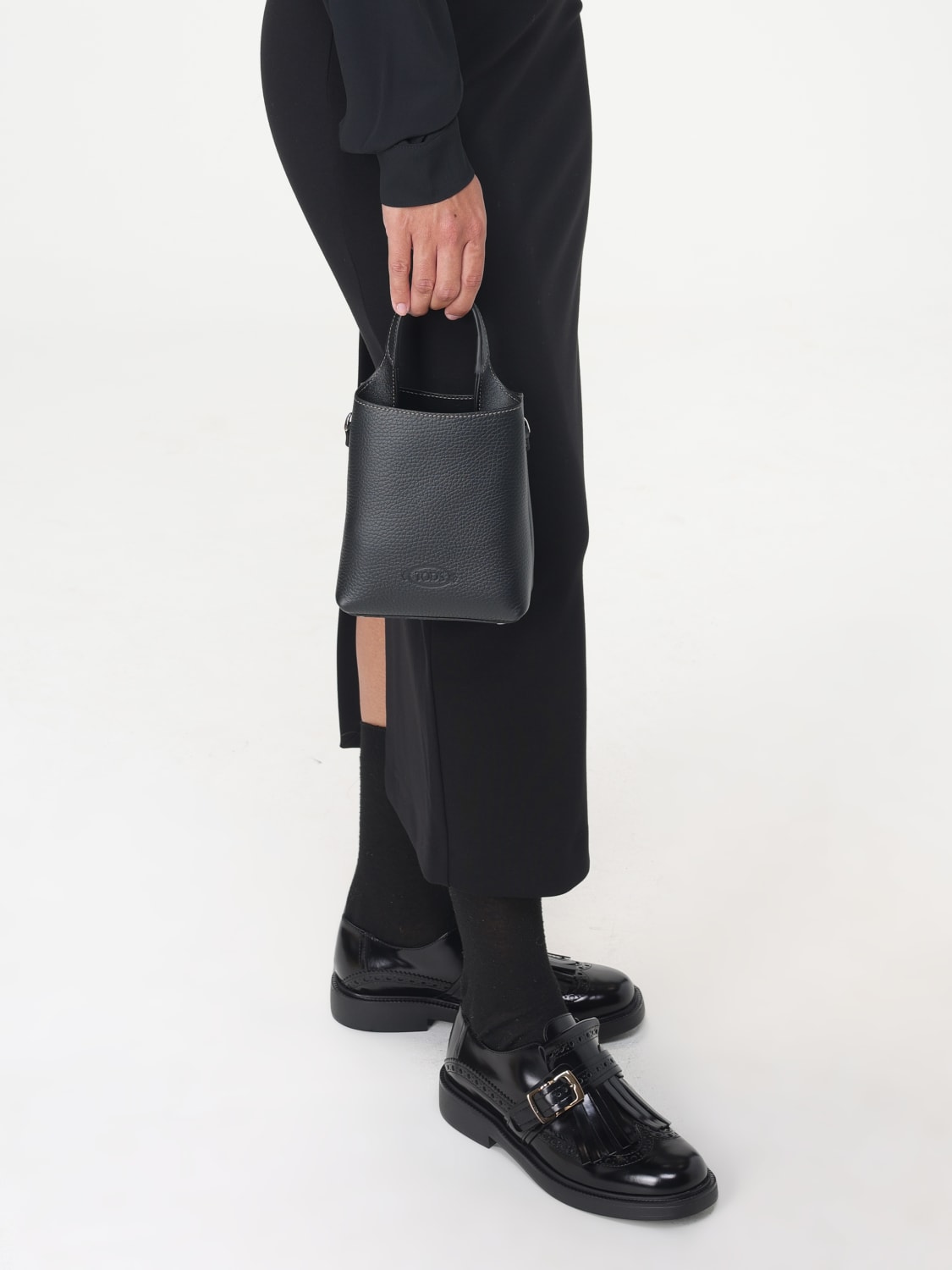 Giglio Borsa Tod's In Pelle A Grana