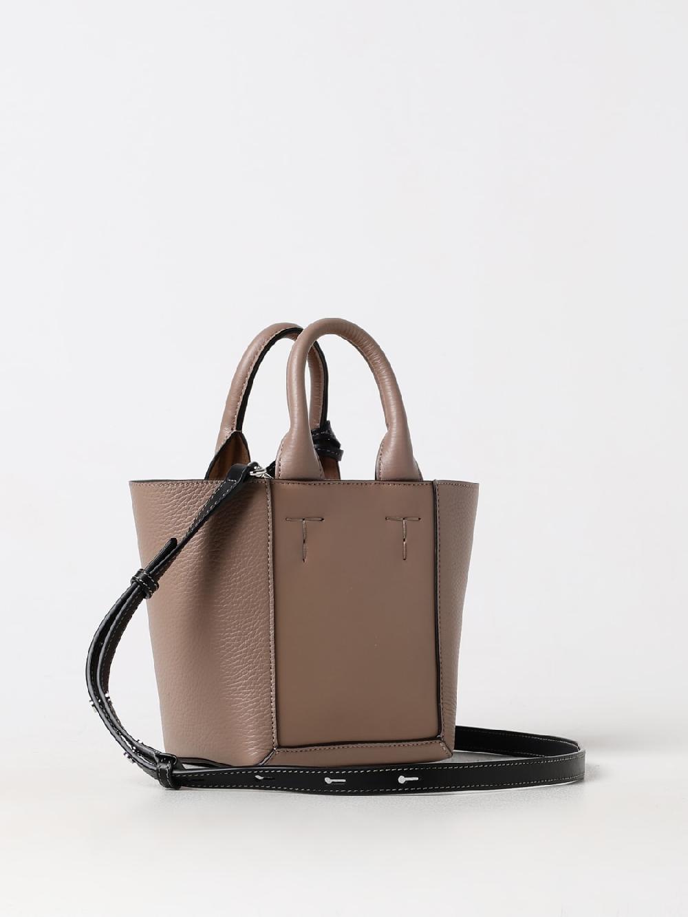 Giglio Borsa Tod's In Pelle A Grana